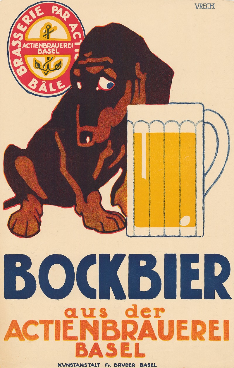 Rudolf Urech - Bockbier aus der Actienbrauerei Basel