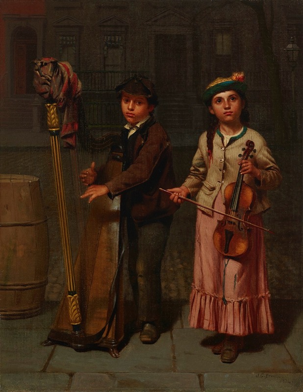 John George Brown - The Two Musicians