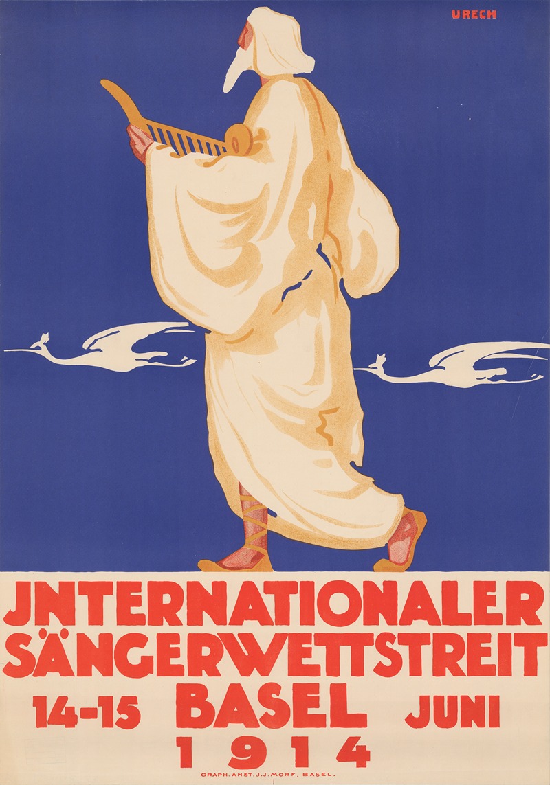 Rudolf Urech - Internationaler Sängerwettstreit – Basel 1914