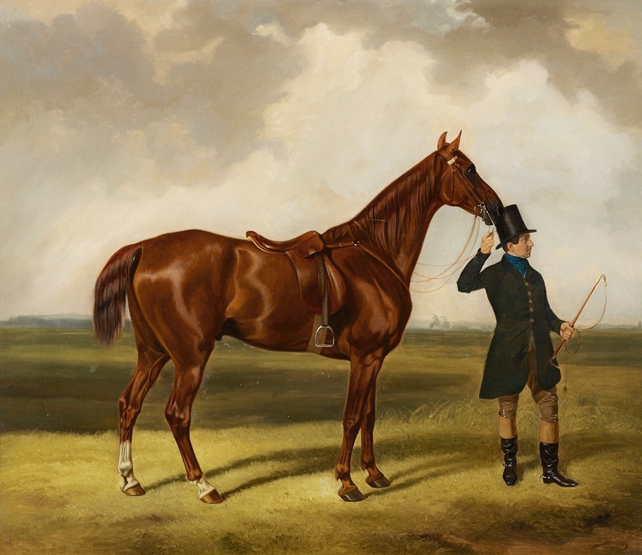 Thomas Barratt of Stockbridge - Horse and Rider in a Landscape