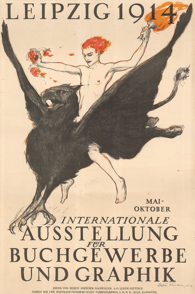 Walter Tiemann - Leipzig 1914 – Internationale Ausstellung für Buchgewerbe und Graphik