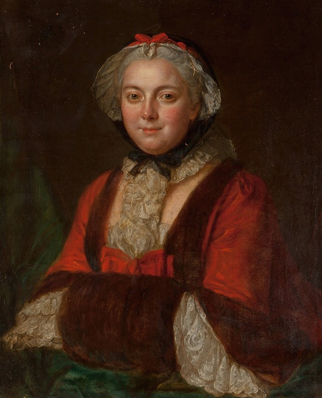 Circle of François Hubert Drouais - Portrait of Marie Leczinska, Queen of France