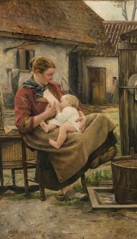 Ferdinand Willaert - La jeune maman