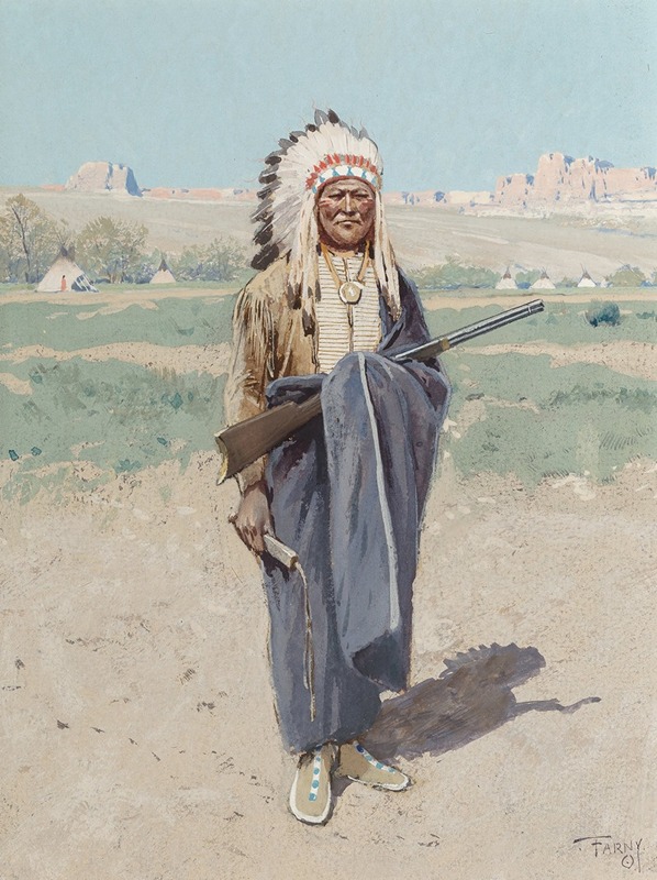 Henry Farny - Indian Chief