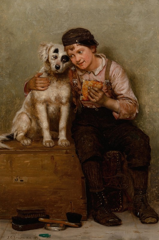 John George Brown - Lunch for Two