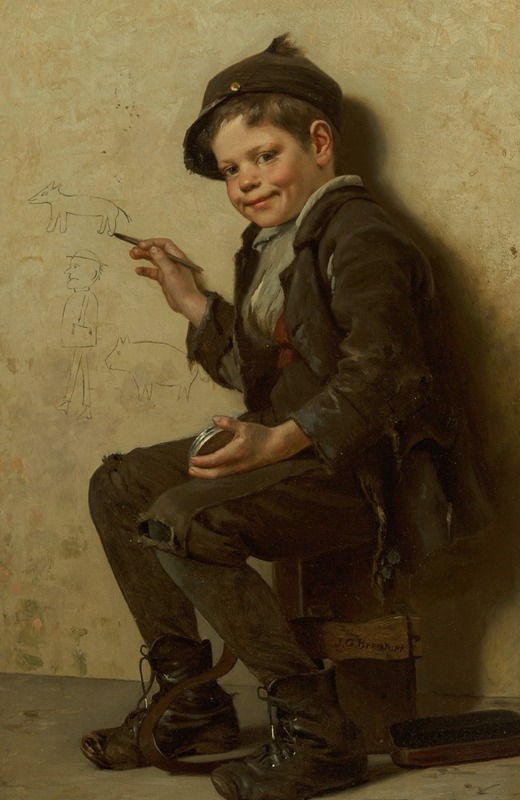 John George Brown - The Young Artist