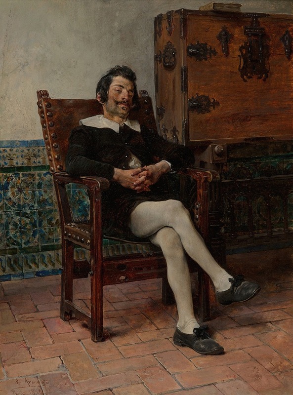 José Jiménez y Aranda - A moment of repose