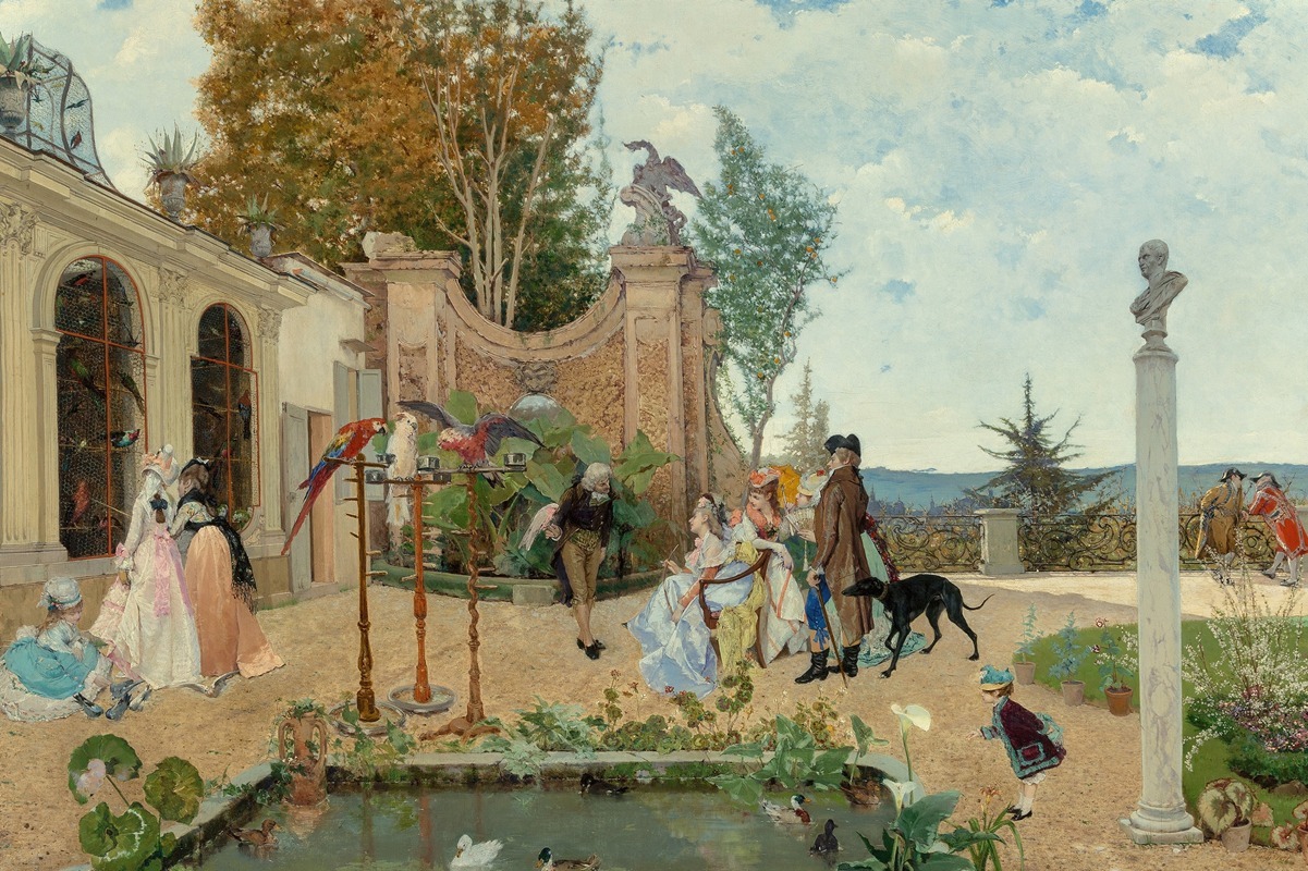 Lorenzo Valles - At the Villa Borghese