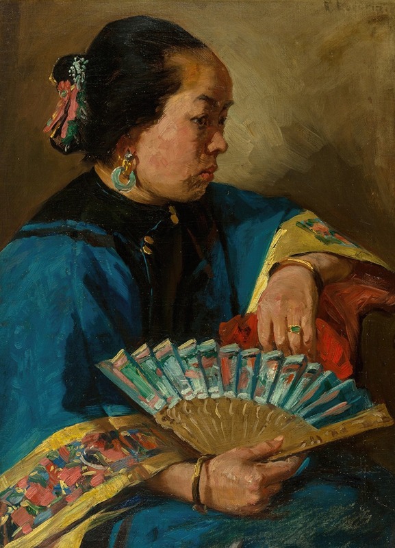 Richard Lorenz - Portrait of a Mandarin Woman
