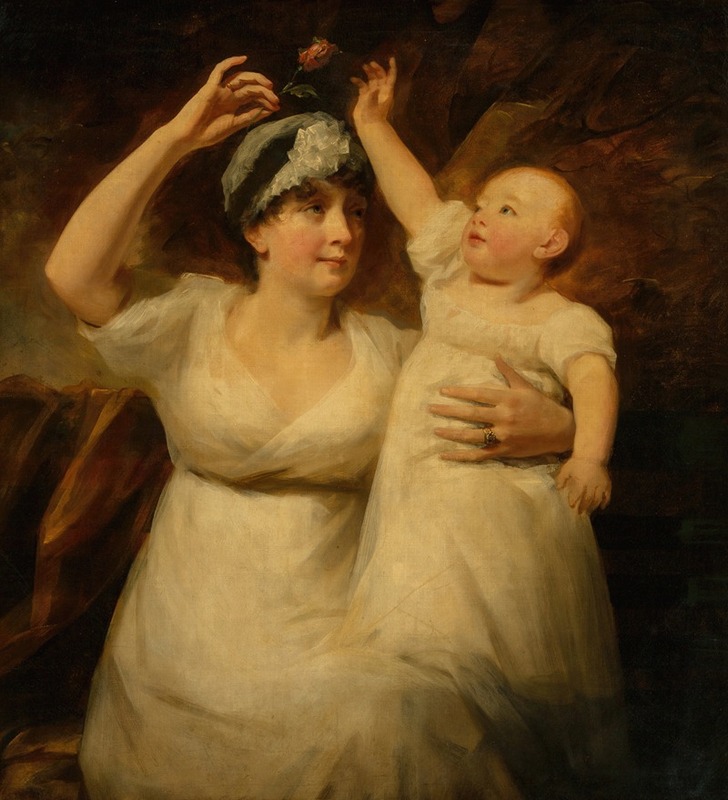 Sir Henry Raeburn - Mrs. Graham Young and child