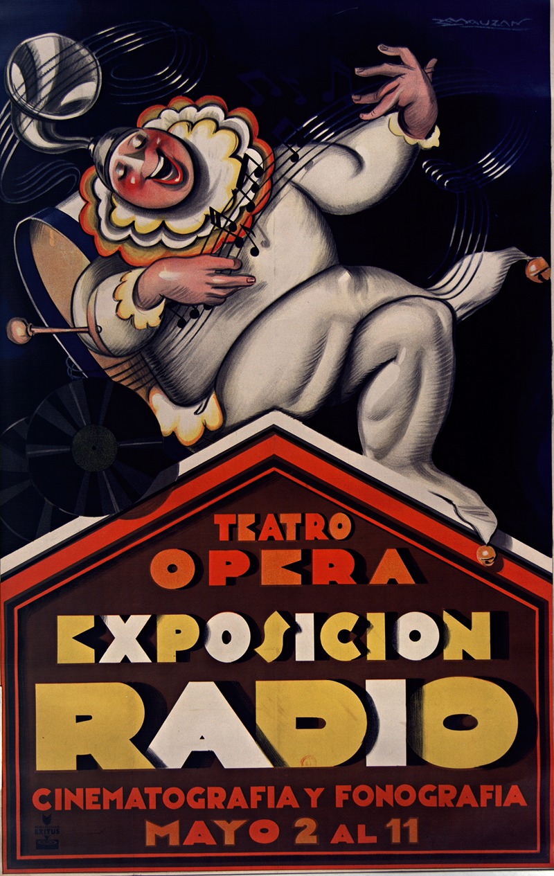 Achille Mauzan - Teatro Opera Exposicion Radio cinematografia y fonografia, mayo 2 al 11