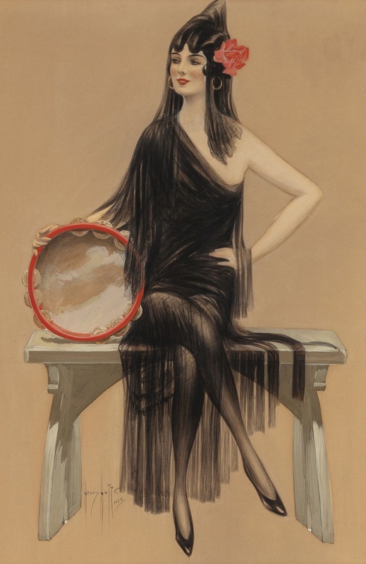 Henry Hutt - Woman with Tambourine