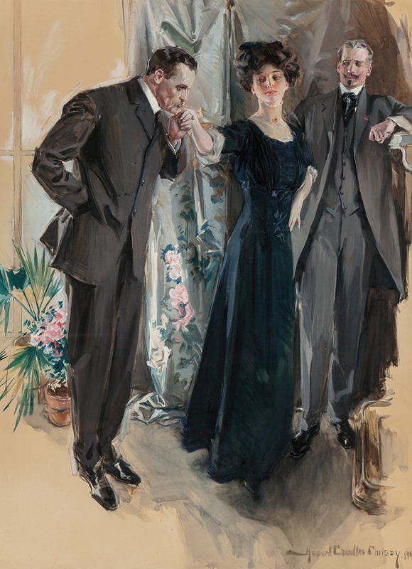 Howard Chandler Christy - The Suitors