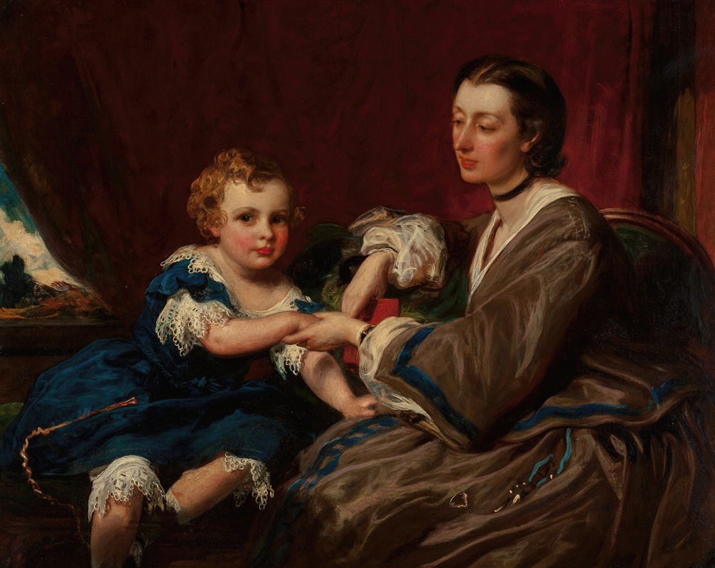 James Sant - A Mother and Daughter
