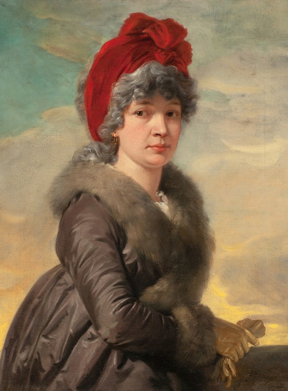 Josef Abel - Portrait of a Woman