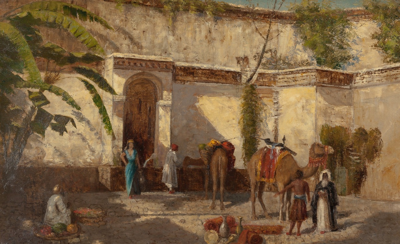 William Birdsall Gifford - Arab Street Scene