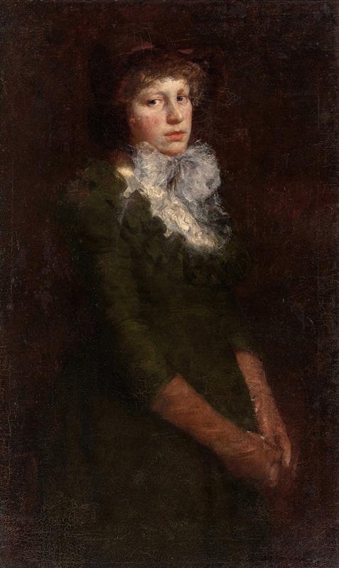 Edward August Bell - Portrait of a Woman