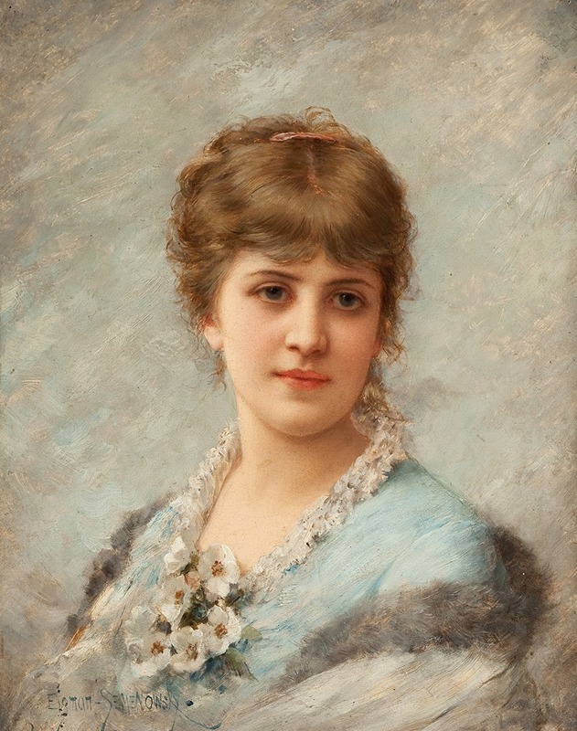 Emile Eisman-Semenowsky - Portrait of a Lady