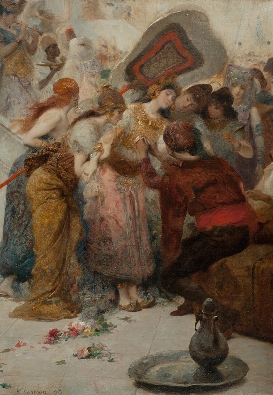 Fernand Cormon - An Exotic Woman and Her Attendants