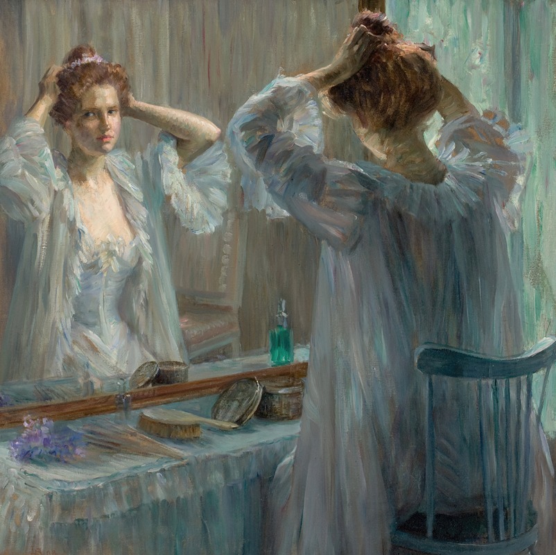 Louise Catherine Breslau - La Toilette