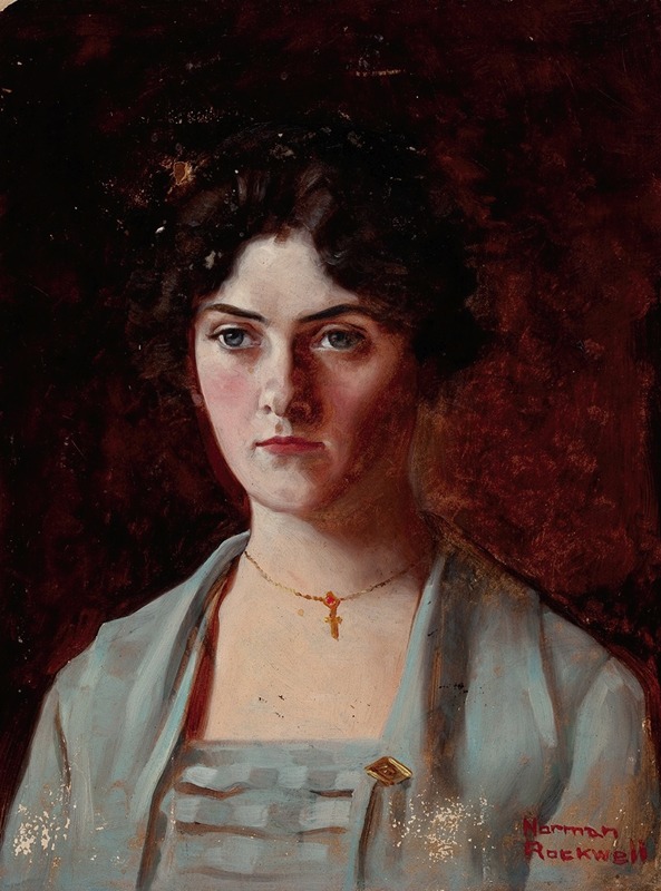 Norman Rockwell - Portrait of Edna E. Redding