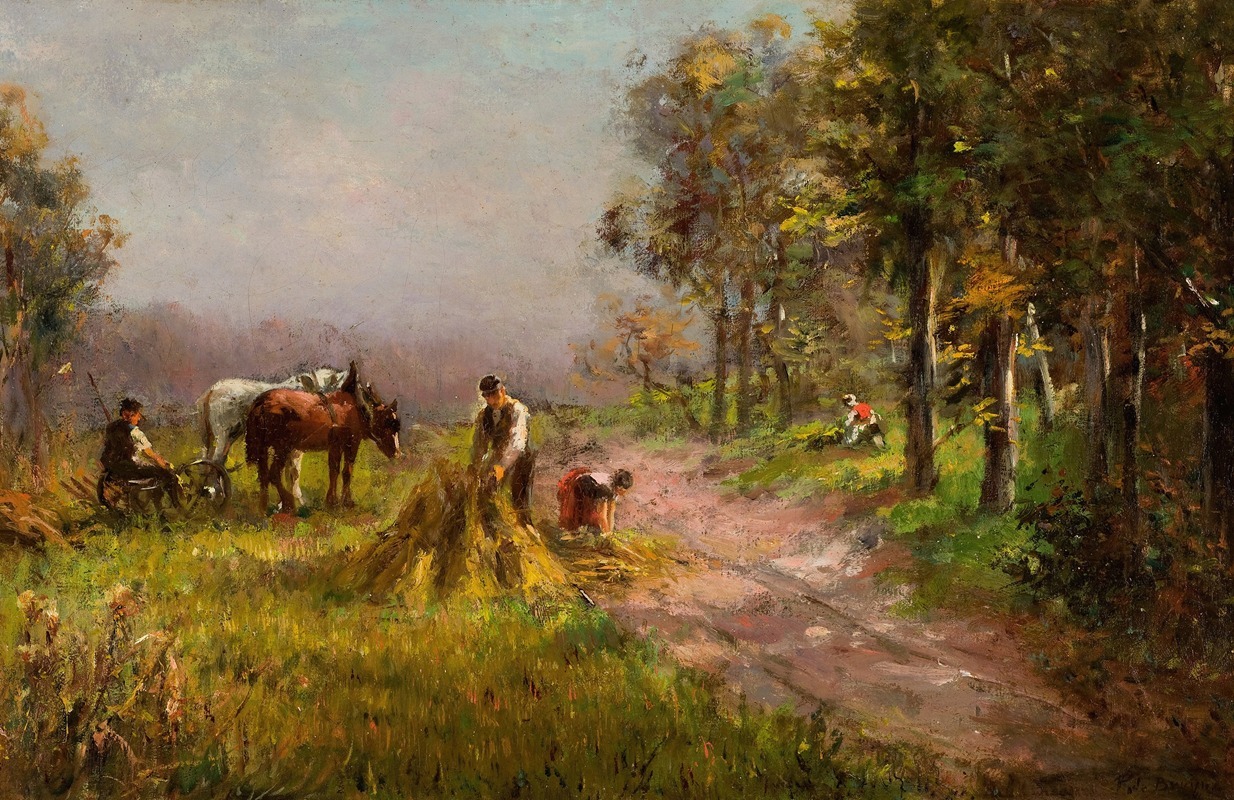 P. De Bruin - Hay Harvest