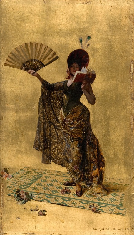 Pinckney Marcius-Simons - Woman with a Fan Reading