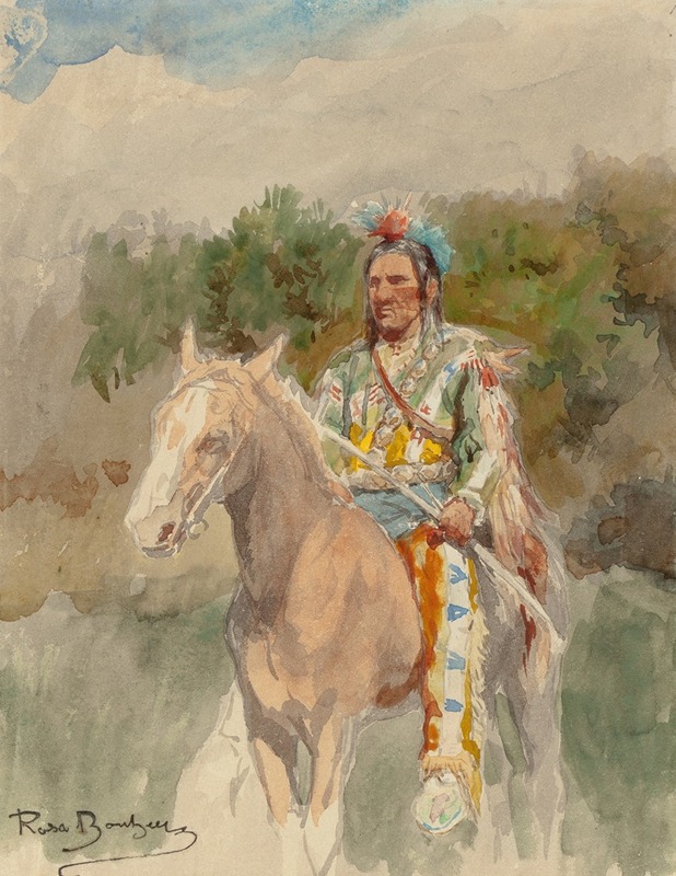 Rosa Bonheur - Indian on Horseback