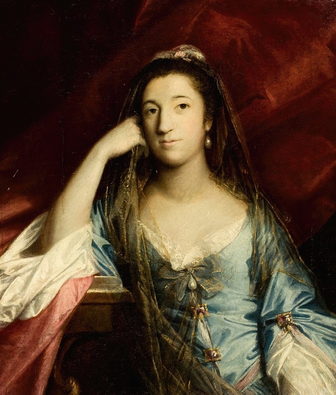 Sir Joshua Reynolds - Portrait of Lady Fortescue, Anne Campbell