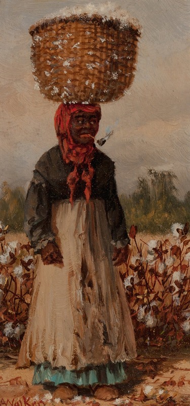 William Aiken Walker - Woman in Cotton Field