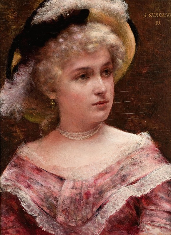 Aleksander Gierymski - Rococo Lady