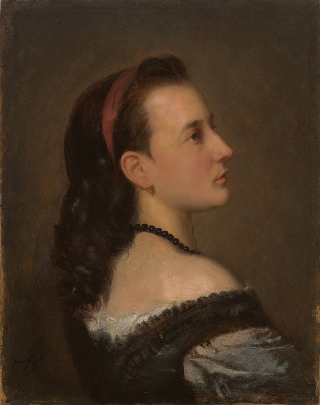 Aleksander Kotsis - Portrait of a Young Lady