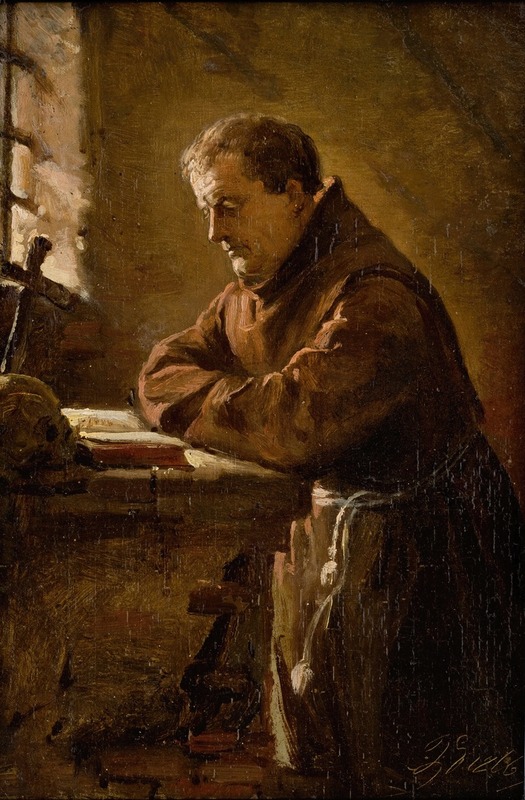 Andrzej Bronisław Grabowski - Praying Monk