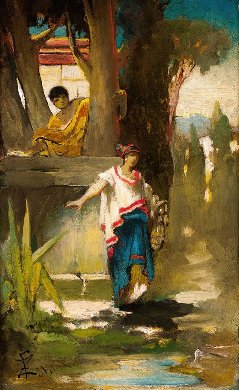 Franciszek Żmurko - Roman Woman by the Well
