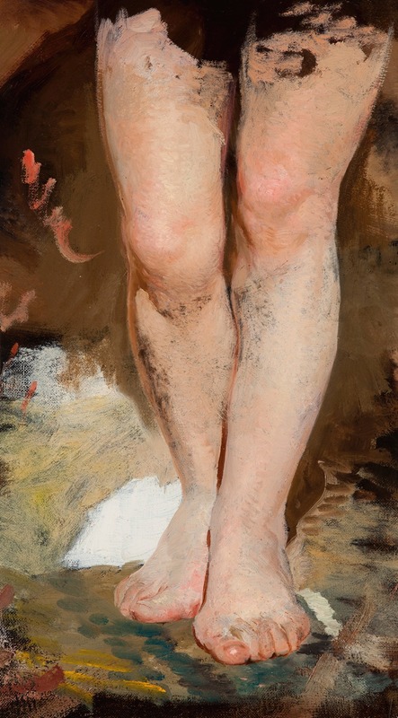 Henryk Siemiradzki - Study of Legs (Phryne) to the Painting ‘Phryne on the Poseidon’s Celebration in Eleusis’