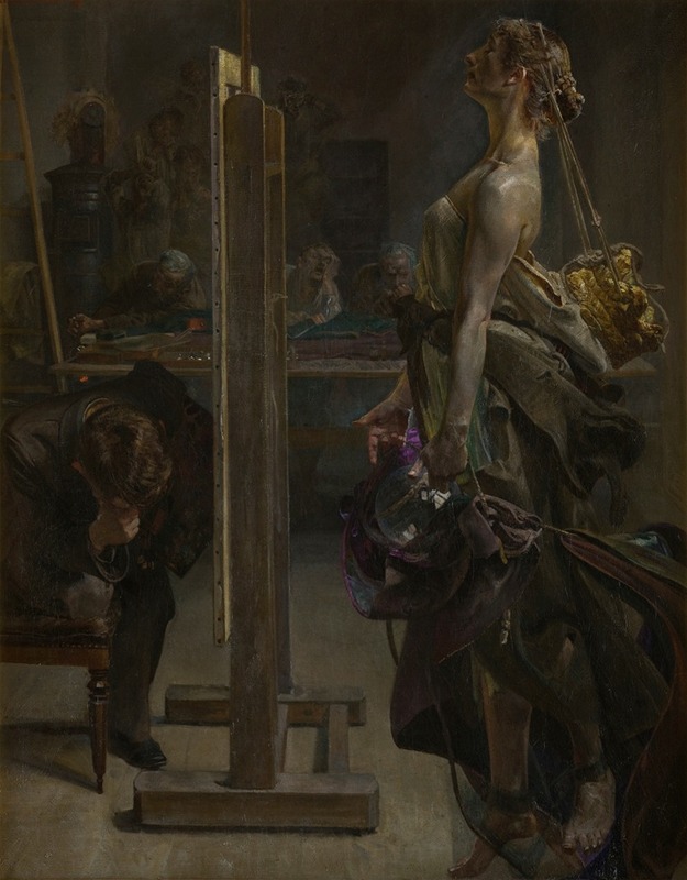 Jacek Malczewski - Inspiration of the Painter