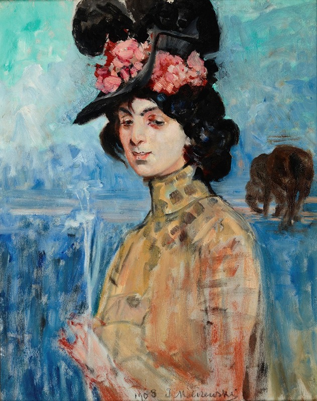 Jacek Malczewski - Portrait of Zofia Atteslander