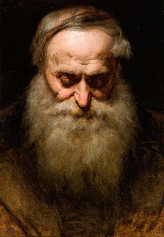Jan Matejko - Head of an Old Man with a Grey Beard