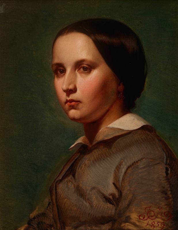 Jan Matejko - Portrait of Maria Matejko