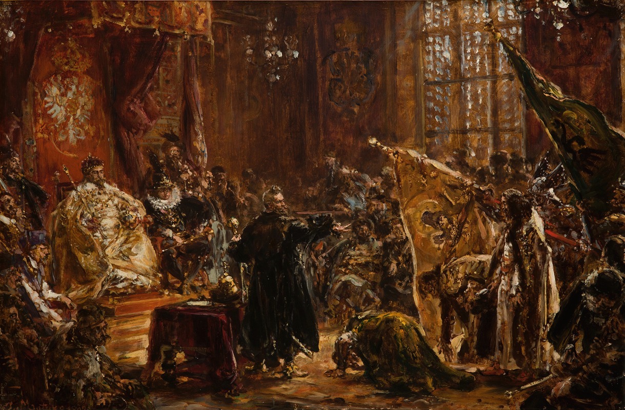Jan Matejko - Shuysky Tsars at the Seym of Warsaw