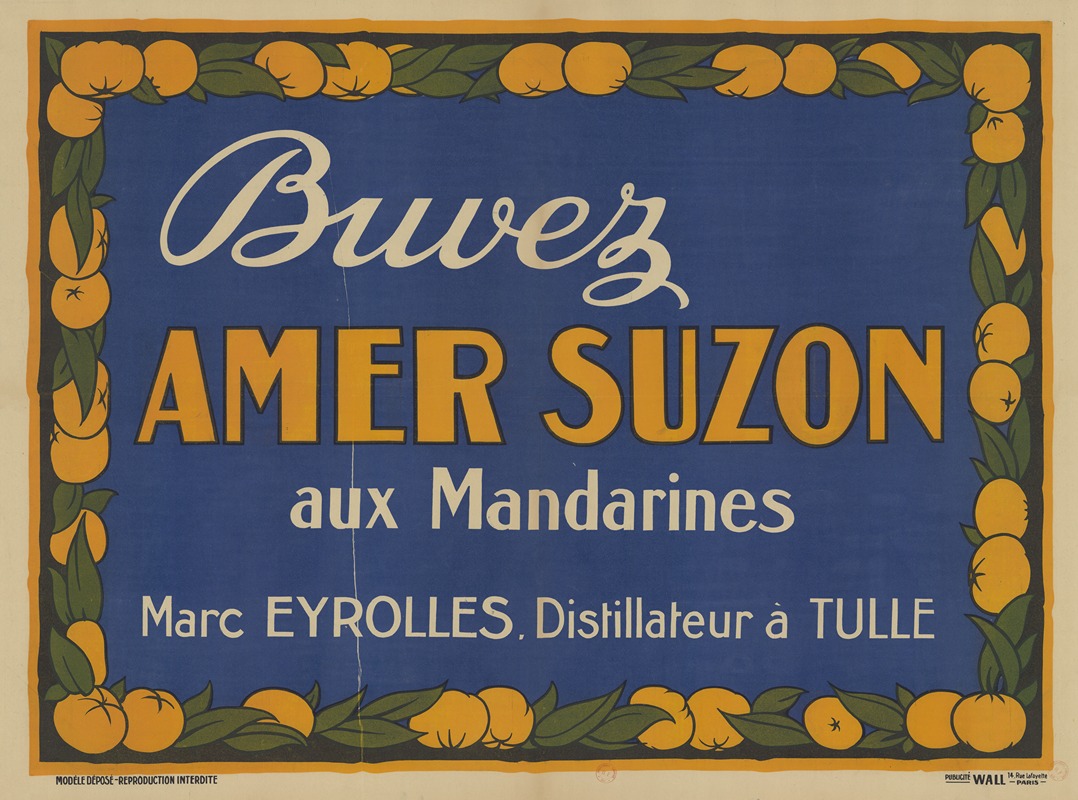 Anonymous - Buvez ‘Amer Suzon’ aux mandarines