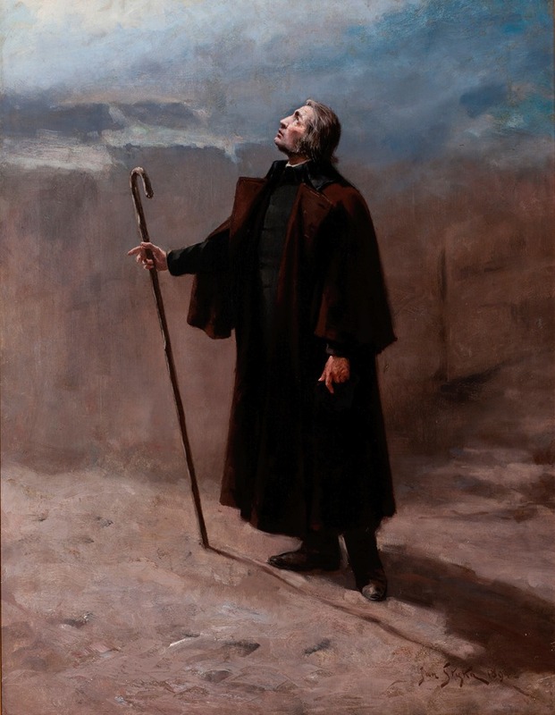 Jan Styka - Mickiewicz as a Pilgrim