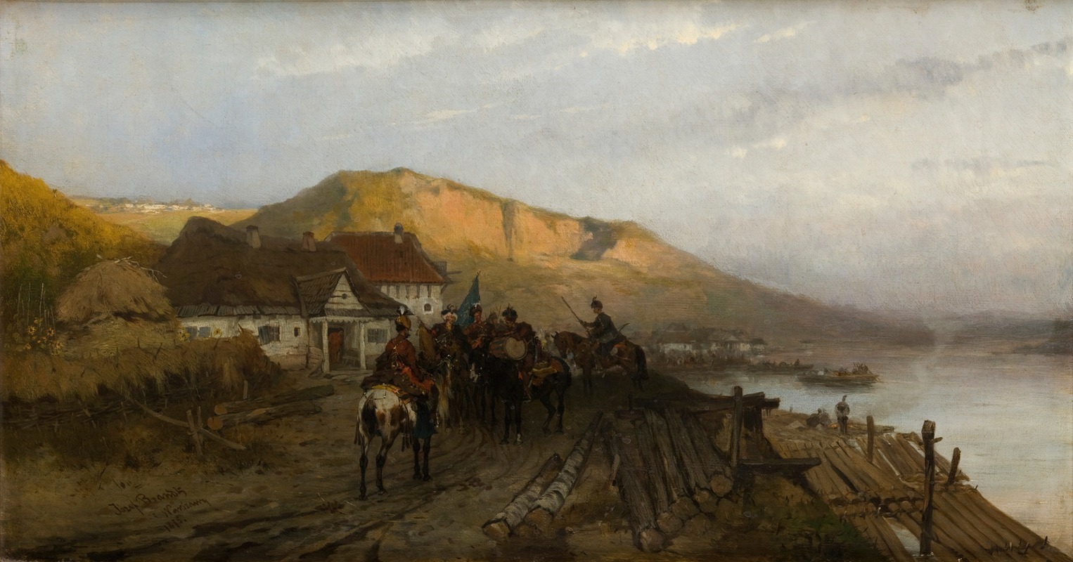 Jozef Brandt - On the Dniester River