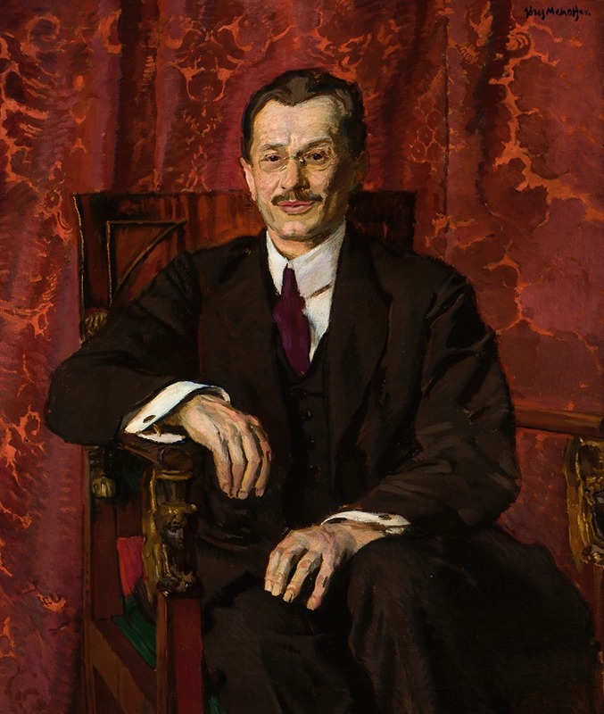 Józef Mehoffer - Portrait of Stanisław Łomiński
