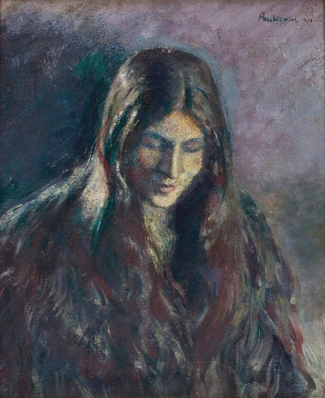 Józef Pankiewicz - Portrait of a Woman (Young Woman)
