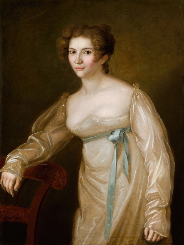 Józef Rejchan - Portrait of Apolonia Kamińska née Sokołowska