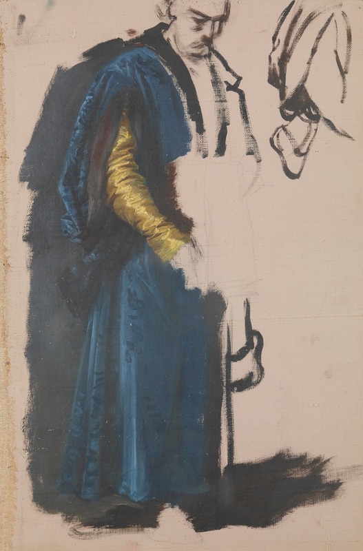 Józef Simmler - Jaśko of Tenczyn. Study to the Painting ‘The Oath of Queen Jadwiga’