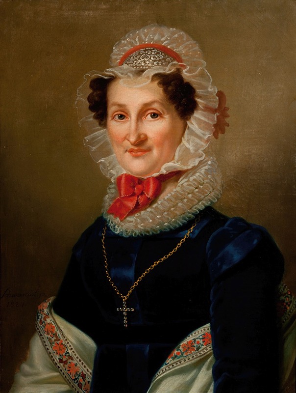 Karol Schweikart - Portrait of Teresa Hausner