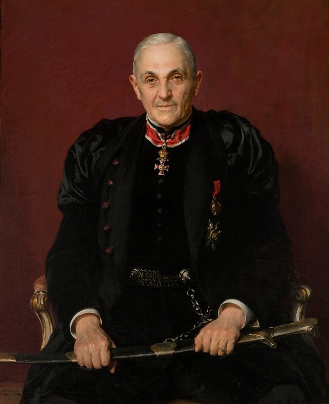 Kazimierz Pochwalski - Portrait of Dawid Abrahamowicz