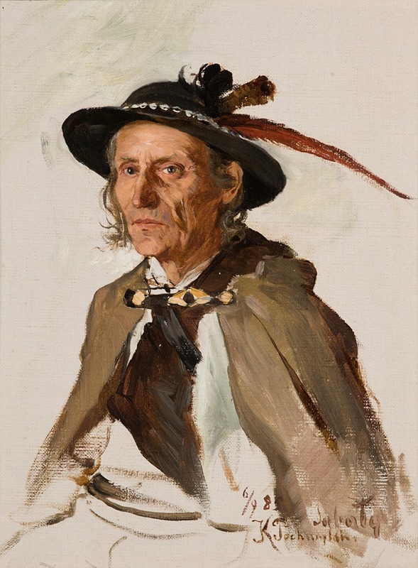 Kazimierz Pochwalski - Portrait of Sabała